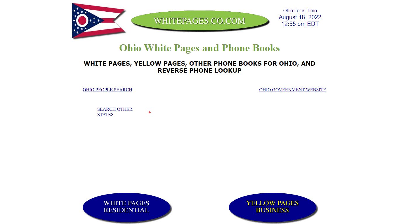 White Pages Ohio Directory - .co.com